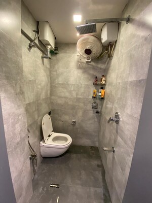 Bathroom in 2 BHK Apartment at Makhdoom Sea Palace, Mahim – for Sale