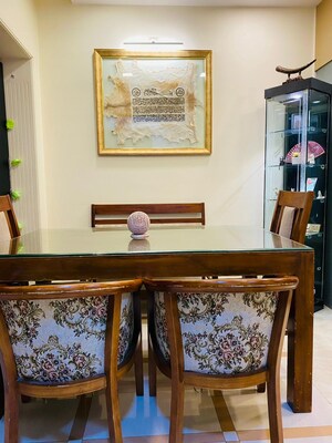Dining area in 2 BHK Apartment at Makhdoom Sea Palace, Mahim – for Sale