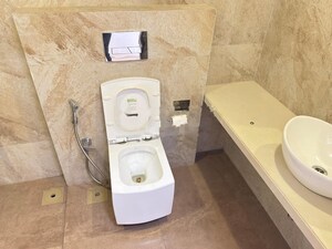 Bathroom in 2 BHK Apartment at Adani Ten BKC, Bandra East – for Rent