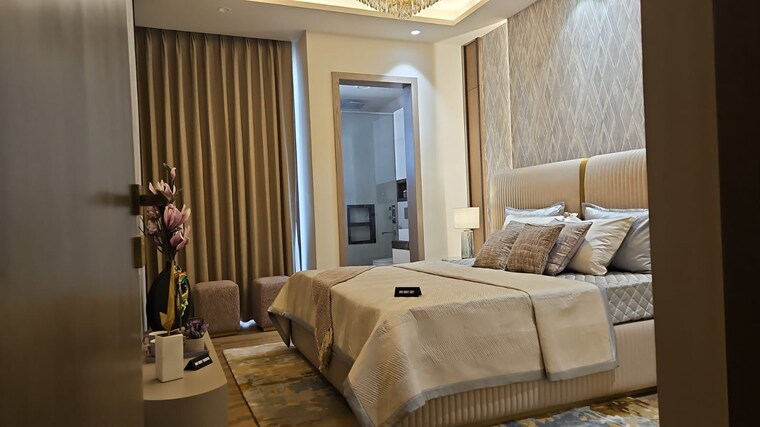 Bedroom, ambala highway 3 Bedroom 1978 Sq.Ft. Apartment In Ambala Highway Zirakpur 10563187