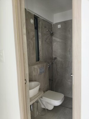 Bathroom in 2 BHK Apartment at Chandak Cornerstone, Worli – for Rent