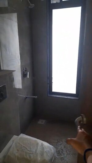 Bathroom in 2 BHK Apartment at RIPL Aikya Roots, Vikhroli West – for Rent