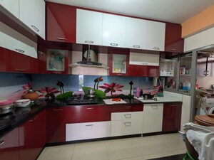 Kitchen in 3 BHK Apartment at Goyal and Co Orchid Woods, Hennur – for Rent