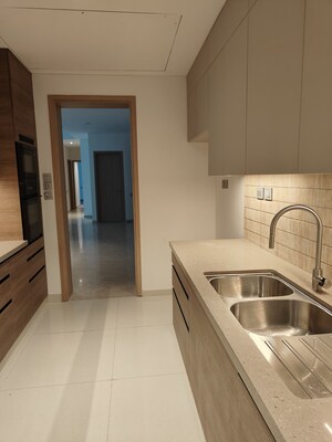 Kitchen in 4 BHK Apartment at Rustomjee Crown, Prabhadevi – for Rent
