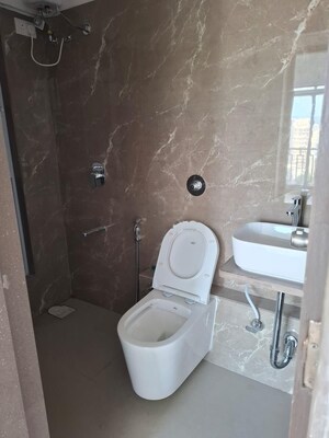 Bathroom in 1 BHK Apartment at Shreeji BKC Crown, Kurla West – for Rent