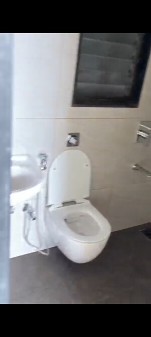Bathroom in 2.5 BHK Apartment at Chandak 34 Park Estate, Goregaon West – for Rent