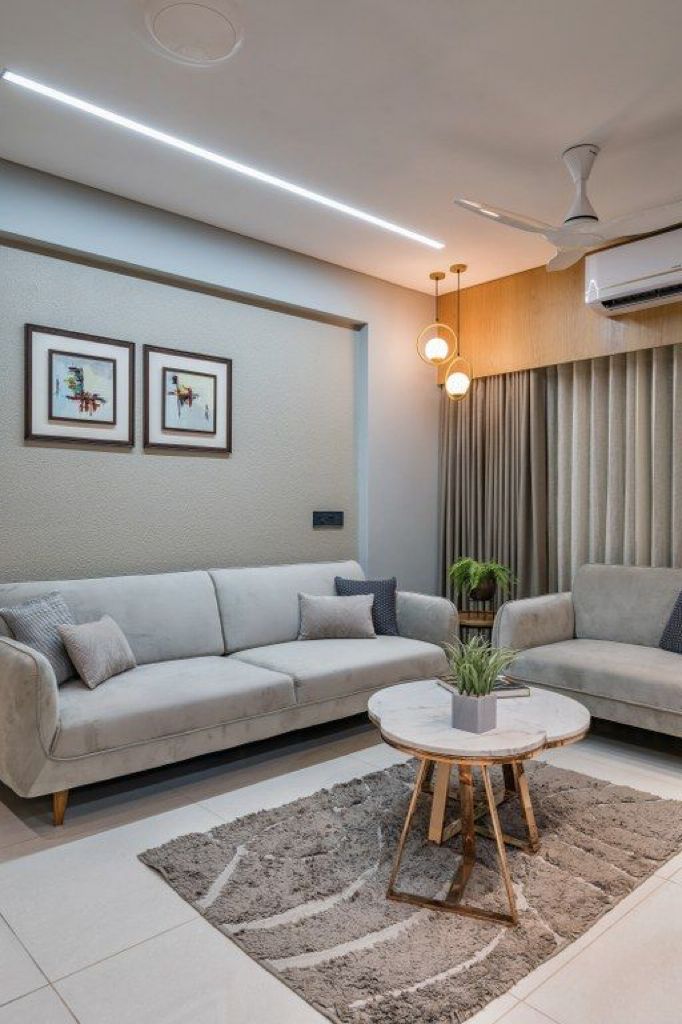 Living Room in  Villa at Olavakode – for Sale