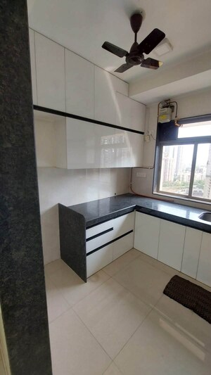 Kitchen in 1 BHK Apartment at Runwal Eirene, Balkum Pada – for Rent