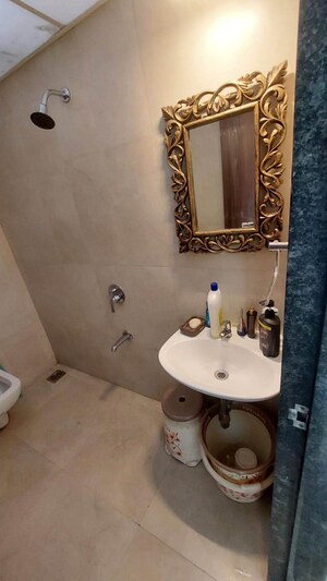Bathroom in 1 BHK Apartment at Runwal Eirene, Balkum Pada – for Rent