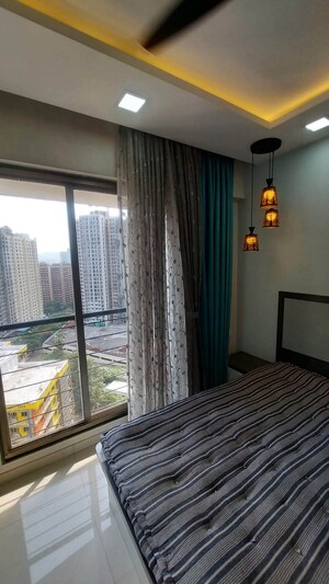 Bedroom in 1 BHK Apartment at Runwal Eirene, Balkum Pada – for Rent