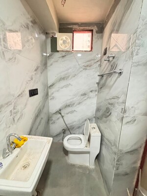Bathroom in 1 BHK Builder Floor at Chattarpur – for Rent