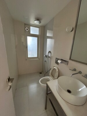 Bathroom in 3 BHK Apartment at Ekta Tripolis, Goregaon West – for Rent