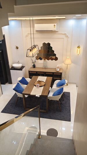 Dining area in 3.5 BHK Villa at The Riyasat Sankalp, Lodhivali – for Sale