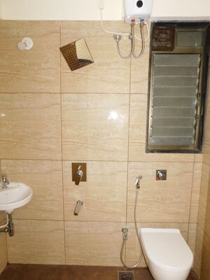 Bathroom in 1 BHK Apartment at Chandak 34 Park Estate, Goregaon West – for Sale