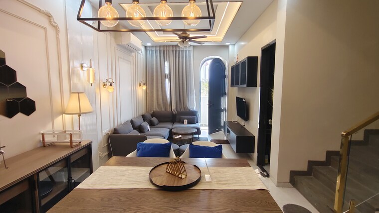 Living Room, the-riyasat-sankalp 3.5 Bedroom 2000 Sq.Ft. Villa In Lodhivali Navi Mumbai 10563319