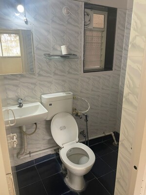 Bathroom in 2 BHK Apartment at Nyati Estate, Mohammadwadi – for Rent