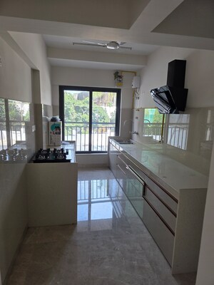 Kitchen in 2 BHK Apartment at Rushi The Kollage, Andheri East – for Rent