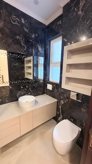 Kitchen in 3 BHK Builder Floor at Greater Kailash – for Rent