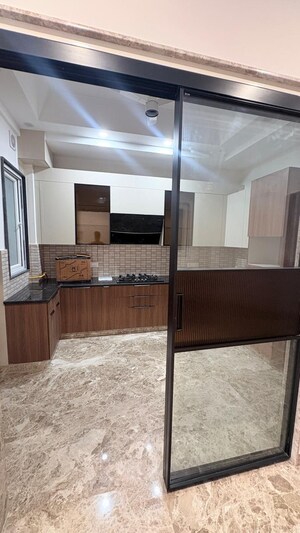 Kitchen in 3 BHK Builder Floor at Greater Kailash – for Rent