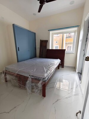 Living Room in 1 BHK Apartment at Golden Tulip Kondapur, Kondapur – for Rent