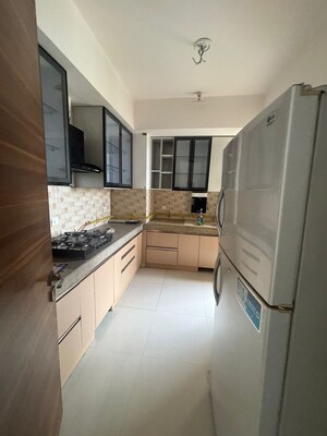 Kitchen in 3 BHK Apartment at Shalimar Oneworld Vista, Gomti Nagar – for Rent
