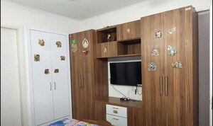 Kitchen in 3 BHK Apartment at Highland Park Chandigarh, Bhabat – for Rent