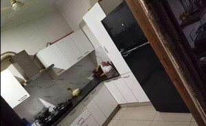 Kitchen in 3 BHK Apartment at Highland Park Chandigarh, Bhabat – for Rent