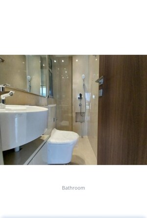 Bathroom in 1 BHK Apartment at Hiranandani Highland, Powai – for Rent