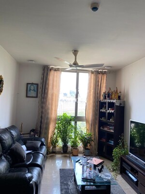 Living Room in 2 BHK Apartment at Hiranandani Atlantis, Powai – for Rent