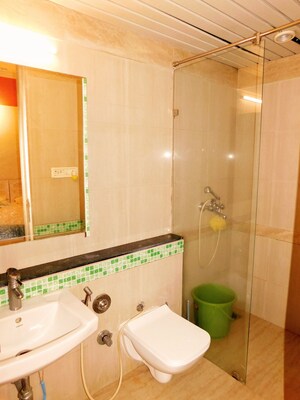 Bathroom in 2 BHK Apartment at Gardenia Apartment Khar West, Khar West – for Rent
