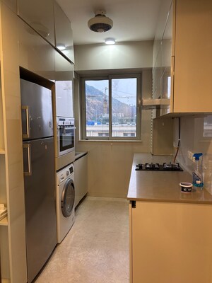 Kitchen in 1 BHK Apartment at Hiranandani Zen Maple, Powai – for Rent