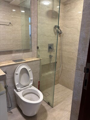 Bathroom in 1 BHK Apartment at Hiranandani Zen Maple, Powai – for Rent