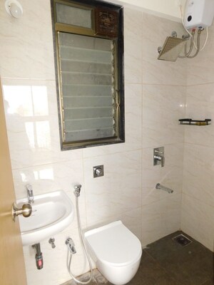 Bathroom in 2 BHK Apartment at Chandak 34 Park Estate, Goregaon West – for Sale