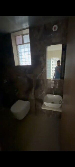 Bathroom in 1.5 BHK Apartment at Dosti West County, Balkum Pada – for Rent