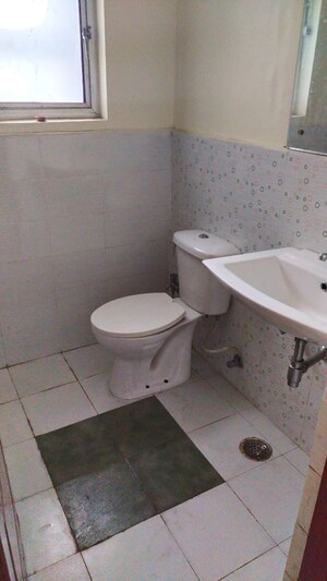 Bathroom in 4 BHK Apartment at Shalimar One World Belvedere Court 3, Gomti Nagar – for Rent