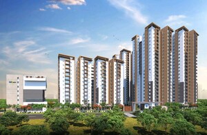 2 BHK Apartment – Exterior View View at Aparna Cyber Heights, Osman Nagar - for Sale