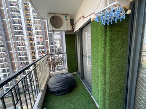 Balcony in 2 BHK Apartment at Nirala Estate II, Tech Zone 4 Greater Noida – for Rent