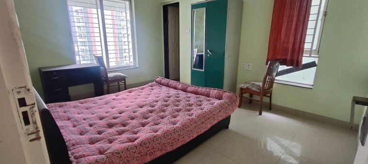 Bedroom, giridhar-oasis 3 Bedroom 1200 Sq.Ft. Apartment In Kharadi Pune 10563790