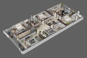 4 BHK Builder Floor For Sale in Sushant Lok I