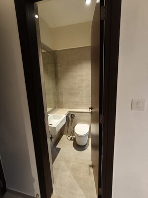 Bathroom in 2 BHK Apartment at Sheth Auris Serenity Tower 3, Malad West – for Rent