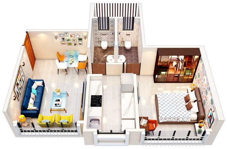 Team Area, swayambhu-chs 1 Bedroom 451 Sq.Ft. Apartment In Kandivali East Mumbai 10563916