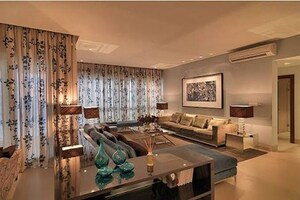 Living Room in 4 BHK Apartment at Salarpuria Aqua Vista, Bannerghatta Road – for Sale