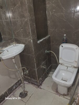 Bathroom in 3 BHK Builder Floor at Uttam Nagar West – for Rent