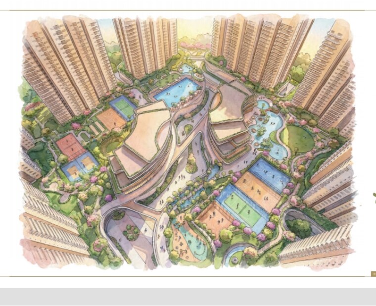 Master Plan, prestige-spring-heights 4 Bedroom 2723 Sq.Ft. Apartment In Rajendra Nagar Hyderabad 10563997