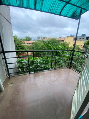 Balcony in 2 BHK Apartment at Wadgaon Sheri – for Rent