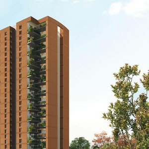 4 BHK Apartment – Exterior View View at Total Environment In That Quiet Earth, Hennur Road - for Sale
