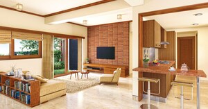Living Room in 4 BHK Apartment at Total Environment In That Quiet Earth, Hennur Road – for Sale