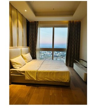 Bedroom in 2 BHK Apartment at Bhartiya Leela Residences, Thanisandra Main Road – for Rent