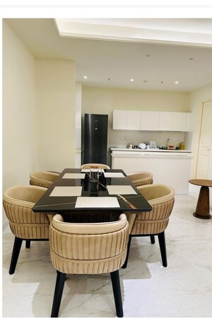 Team Area in 2 BHK Apartment at Bhartiya Leela Residences, Thanisandra Main Road – for Rent