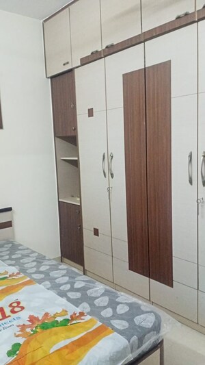 Bathroom in 1 BHK Apartment at Raheja Township, Malad East – for Rent